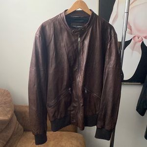 Dolce & Gabbana made in Italy leather jacket